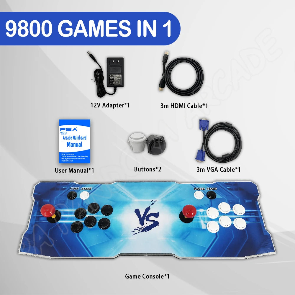 9800 jeux en 1 pour 2 joueurs