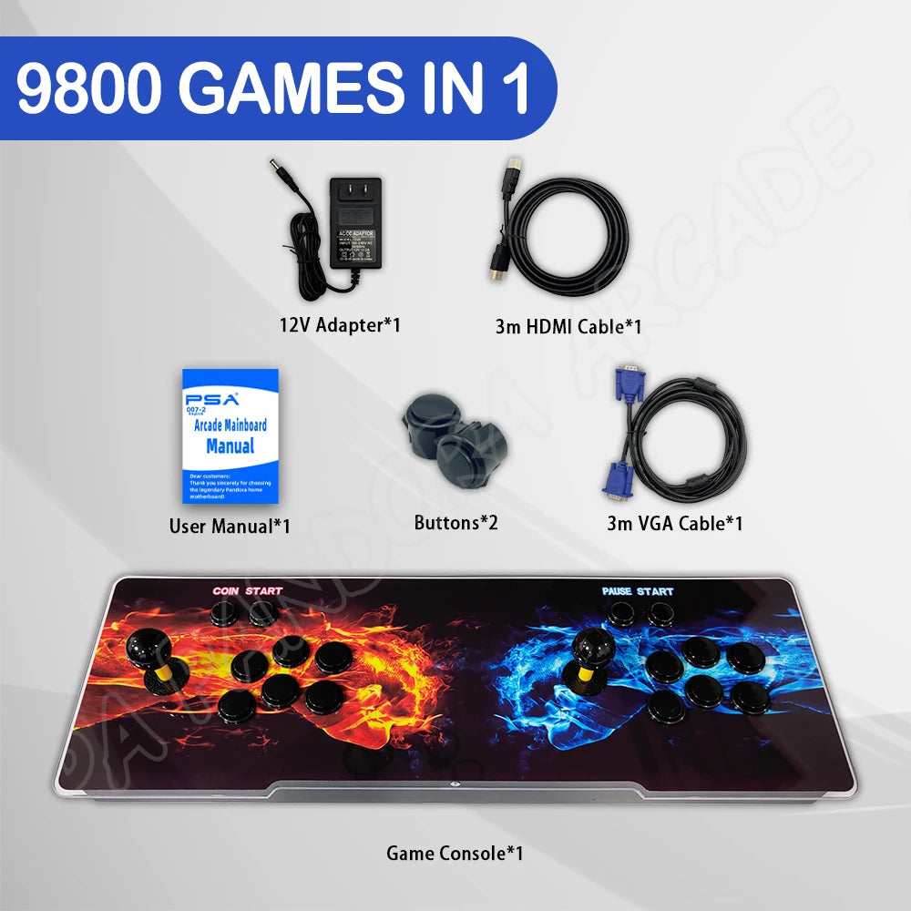 9800 jeux en 1 pour 2 joueurs