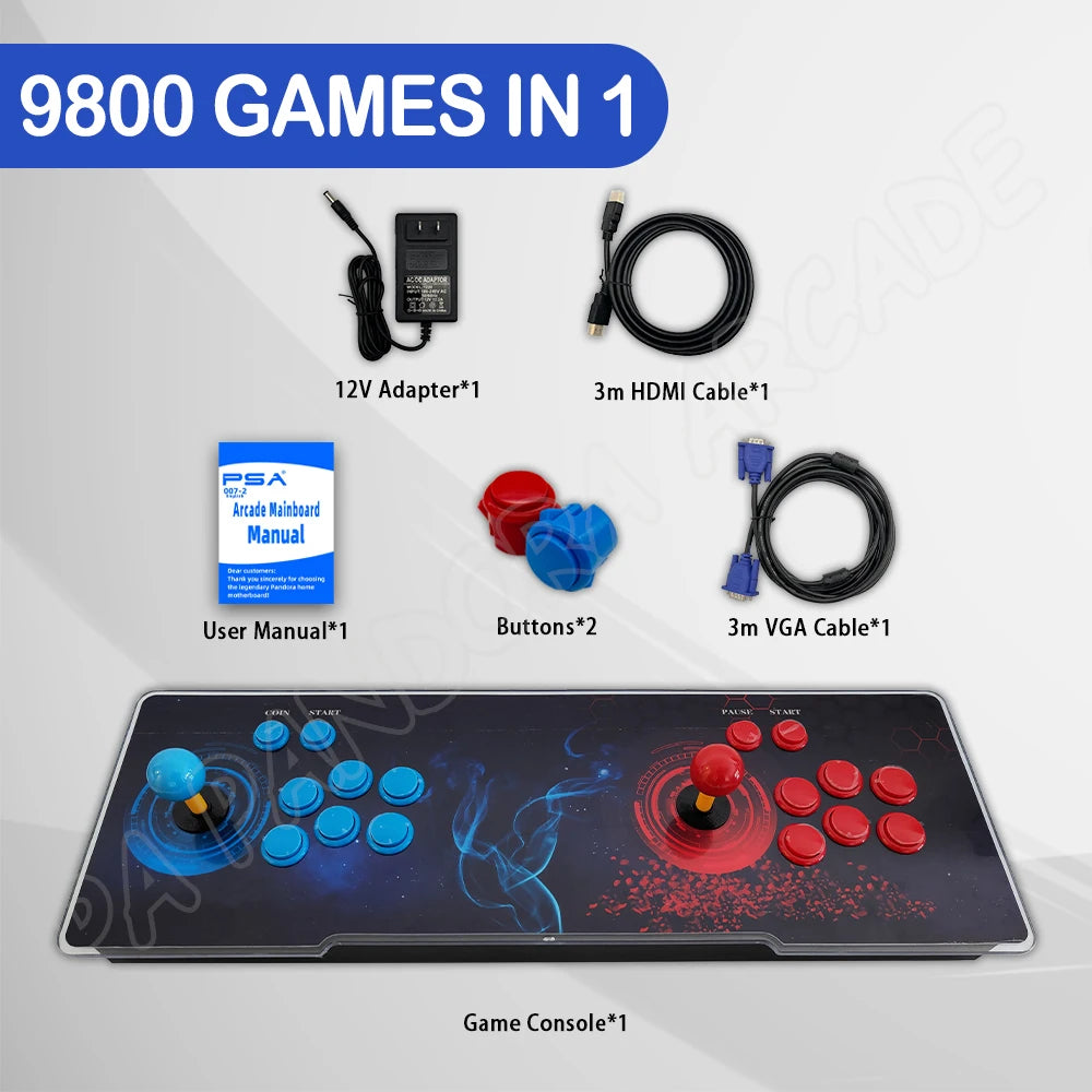 9800 jeux en 1 pour 2 joueurs