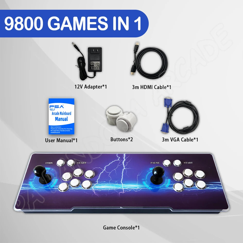 9800 jeux en 1 pour 2 joueurs