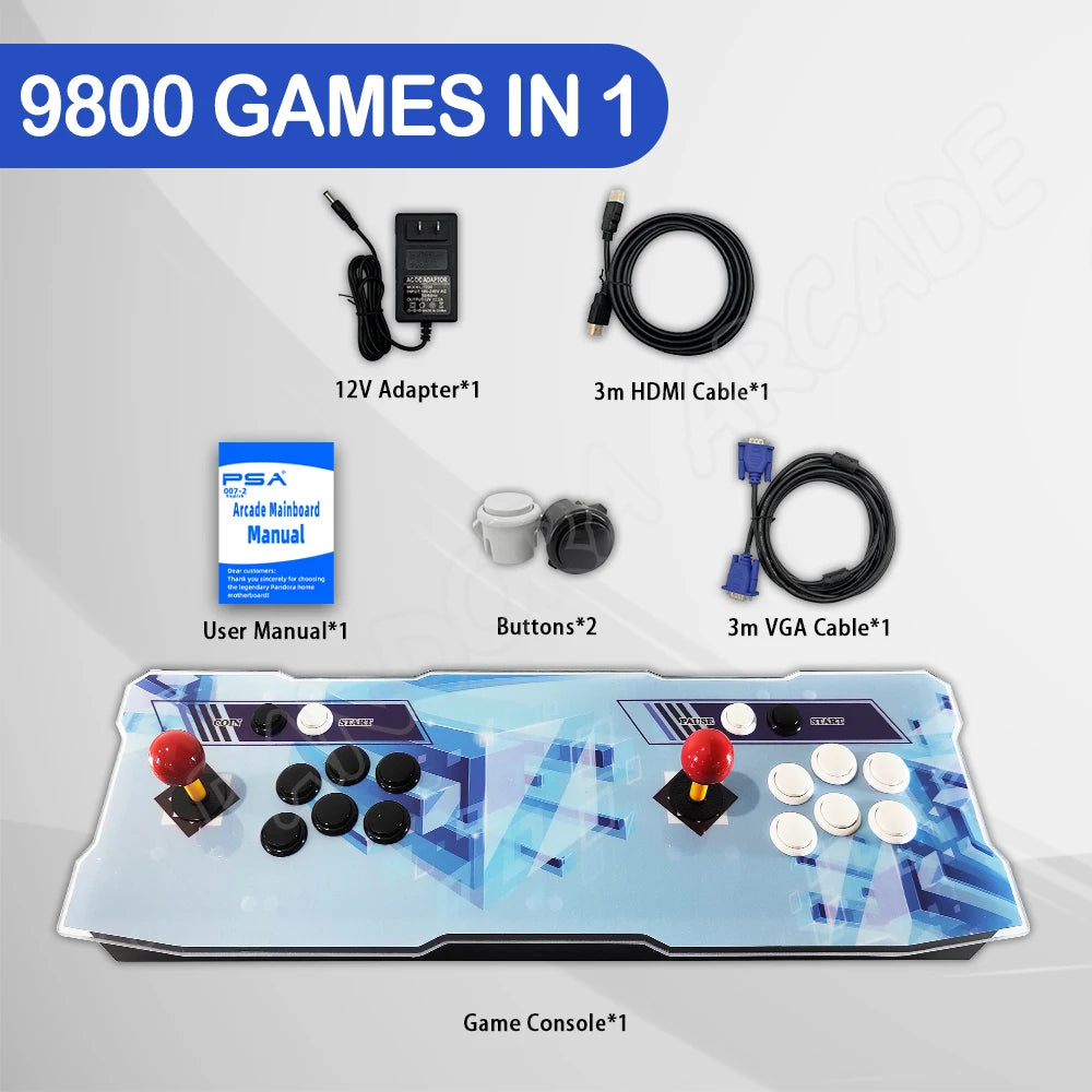 9800 jeux en 1 pour 2 joueurs