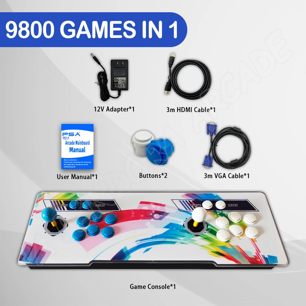 9800 jeux en 1 pour 2 joueurs